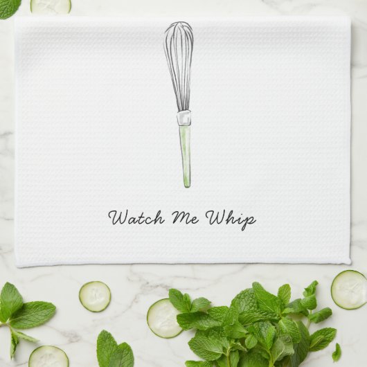 Let op me Whip Theedoek (Gevouwen)