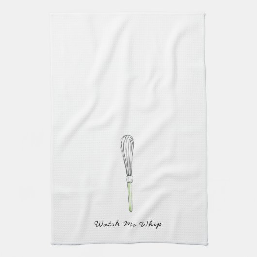 Let op me Whip Theedoek (Verticaal)