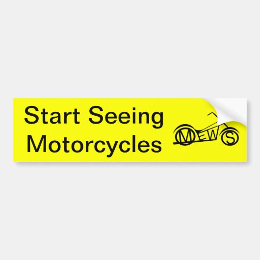 Let op mij en mijn vrienden! bumpersticker (Voorkant)