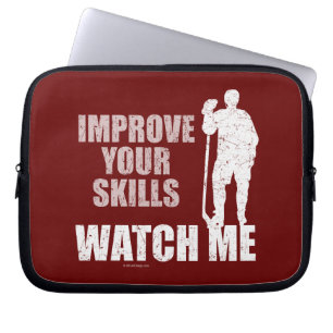 Let op mij (Hockey) Laptop Sleeve