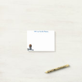 Let op mijn familie alsjeblieft! post-it® notes (Op bureau)