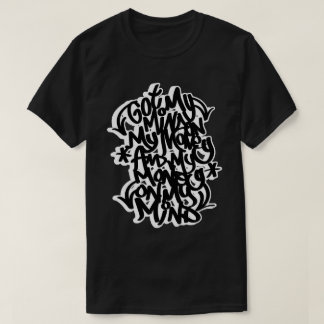 Let op mijn geld t-shirt
