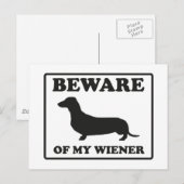 Let op mijn vrouw briefkaart (Voorkant / Achterkant)