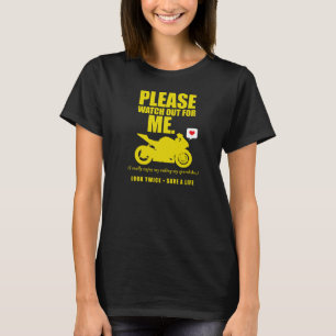Let op - Motorfietsbewustzijn 2013 T-shirt