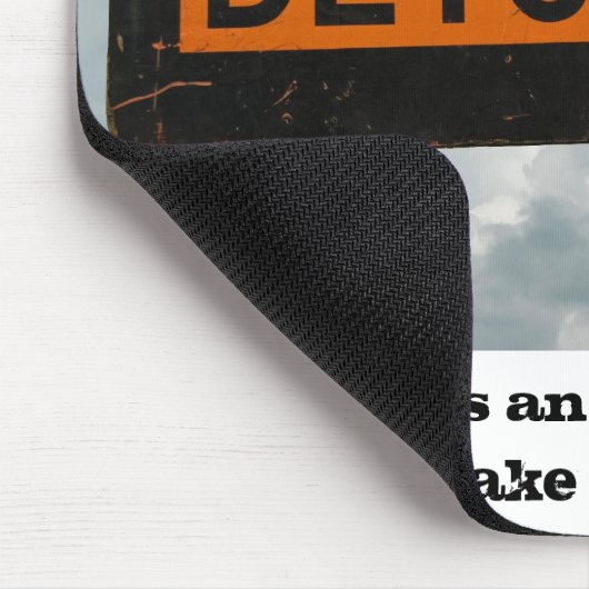 Let op: muismat (Hoek)