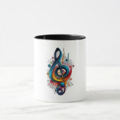 Let op muziek mok (Midden)