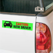 Let op nieuwe driver bumpersticker (Op Truck)
