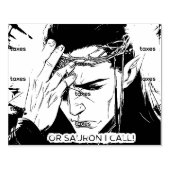 - Let op of ik roep Sauron! Rubberstempel (Afrduk)