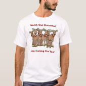 Let op oma Reindeer T-shirt (Voorkant)