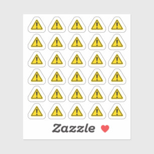 Let op Onderteken belangrijke informatie Kalender Sticker