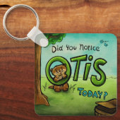 Let op Otis-sleutelhanger Sleutelhanger (Voorkant)