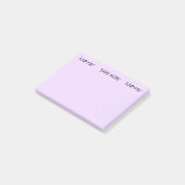 Let op Paarse muziek Post-it Notities Post-it® Notes (Schuin)