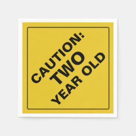 LET OP: Papieren servetten