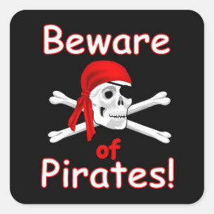 Let op: Pirates Sticker