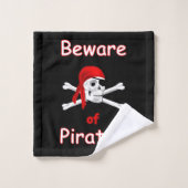 Let op: Pirates Towel Set Bad Handdoek (Wasdoekje)