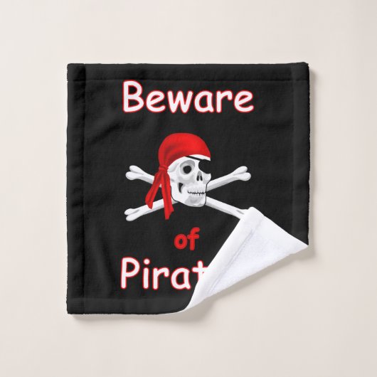 Let op: Pirates Towel Set Bad Handdoek (Wasdoekje)