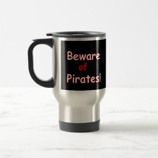 Let op: Pirates Travel Mug Reisbeker (Links)