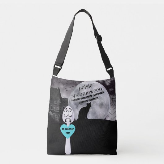 Let op potten crossbody tas (Voorkant)