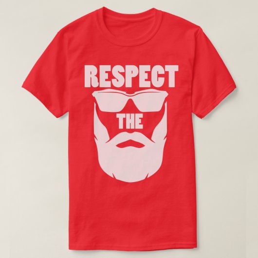 Let op respect voor de baard t-shirt (Design voorkant)