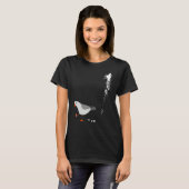 Let op Seagull Albatros Bird Crack Gull Beach Bir T-shirt (Voorkant volledig)