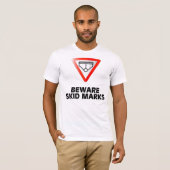 Let op Skid Marks T-shirt (Voorkant volledig)