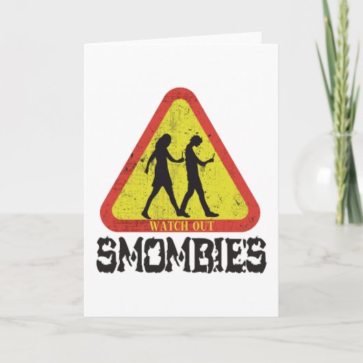 Let op Smombies Kaart (Voorkant)