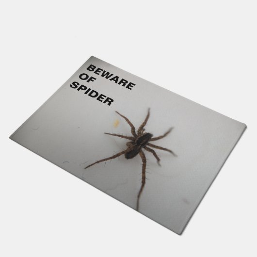 Let op spin deurmat (Schuin)