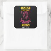 LET OP STICKER (Tas)