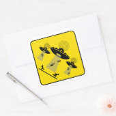 Let op Sticker (Envelop)