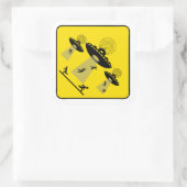 Let op Sticker (Tas)