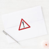 Let op Sticker! Sticker (Envelop)