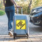 Let op Stinky Slinky aan boord! Sticker (Koffer Insitu)