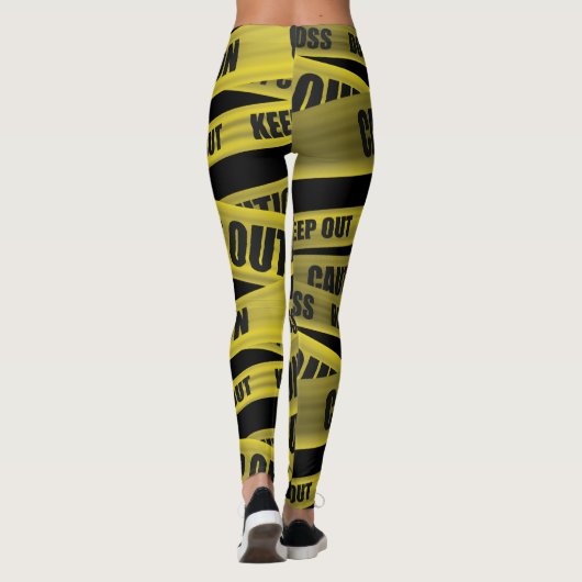 Let op tape leggings (Achterkant)