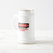 Let op Teddy Roosevelt Terrier Bierpul (Voorkant links)