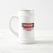 Let op Teddy Roosevelt Terrier Bierpul (Links)