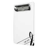 Let op Treble Clef Mini Klembord (Angled2)