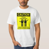 Let op TSA Checkpoint T-Shirt (Voorkant)