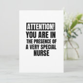 Let op u in aanwezigheid van een zeer speciale bedankkaart (Staand voorkant)