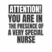 Let op u in aanwezigheid van een zeer speciale sticker (Voorkant)