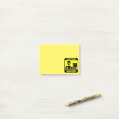 Let op! u wordt bewaakt post-it® notes (Op bureau)