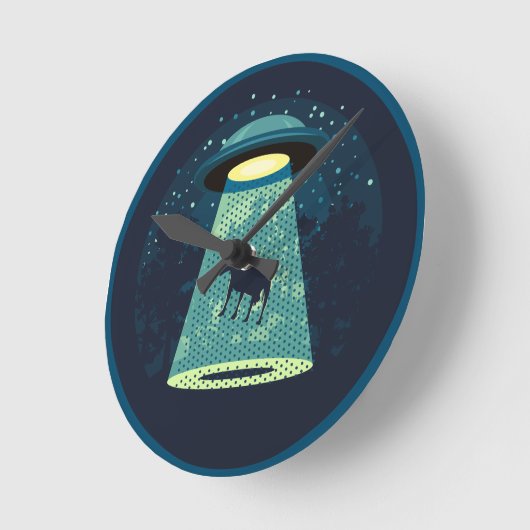 Let op UFO Ronde Klok (Hoek)