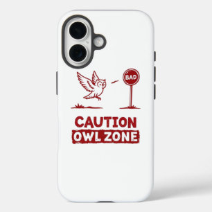 Let op Uil Zone – Speelse Ontwerp voor Uil Hoesje