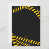 Let op Uitnodiging Bouwhelm dragen (Achterkant)