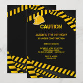 Let op Uitnodiging Bouwhelm Verplicht (Voorkant / Achterkant)