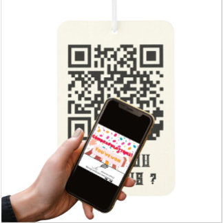 Let op uw eigen auto luchtverfrisser | grappig