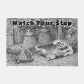 Let op uw stap Beer deurmat (Voorkant)