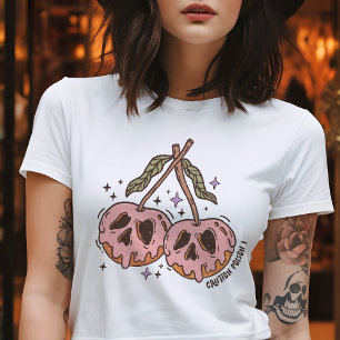 Let op: Vergif! Retro Halloween Tri-Blend Shirt