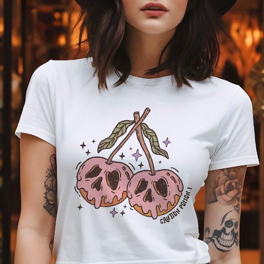 Let op: Vergif! Retro Halloween Tri-Blend Shirt