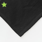 Let op vierde klas hier kom ik terug naar school fleece deken (Hoek)