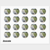 Let op voor Bikers Ronde Sticker (Vel)
